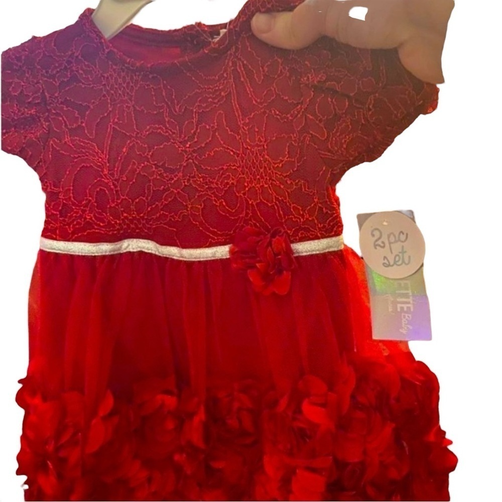 NWT-Nannette Red Dress 18 months